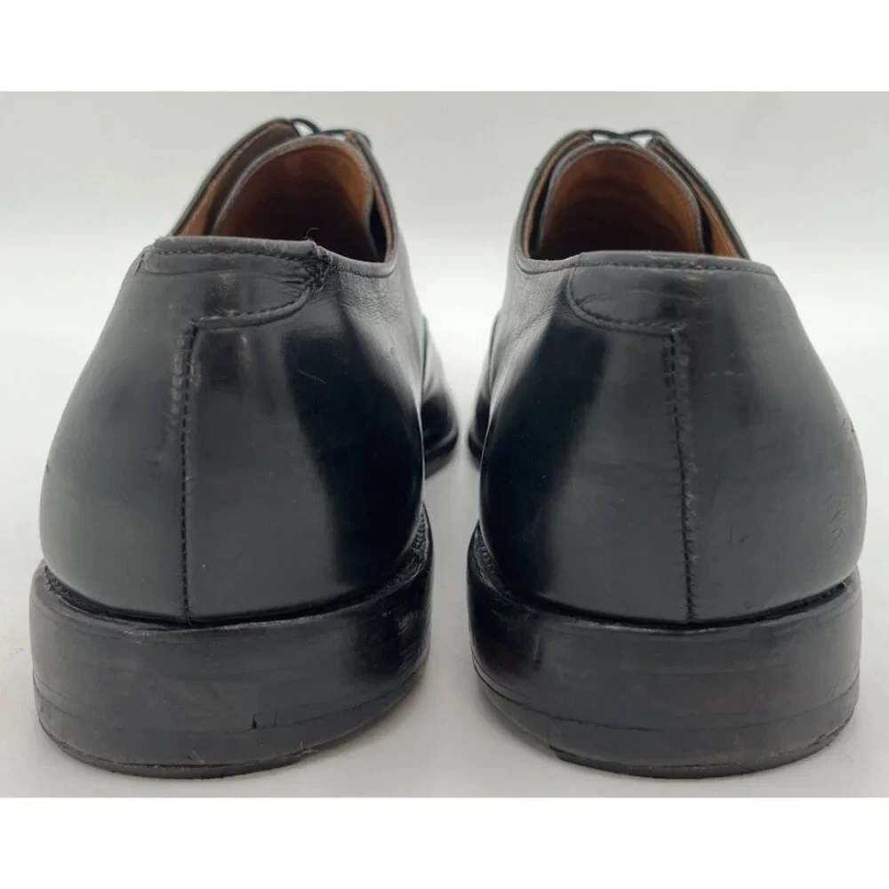 Allen Edmonds PARK AVENUE Black Leather Cap-Toe Oxfords Men’s 10.5D Dress Shoes